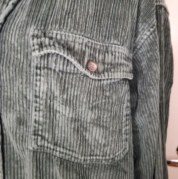 90s Green Corduroy Overshirt - Picture 8 of 14